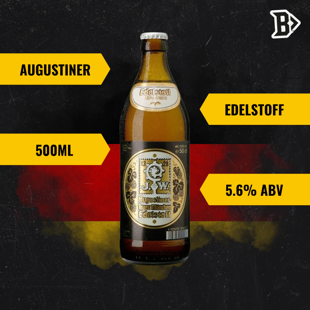 Augustiner Edelstoff German Lager 500ml Bottles - 5.6% ABV (Multipack) - Image 3