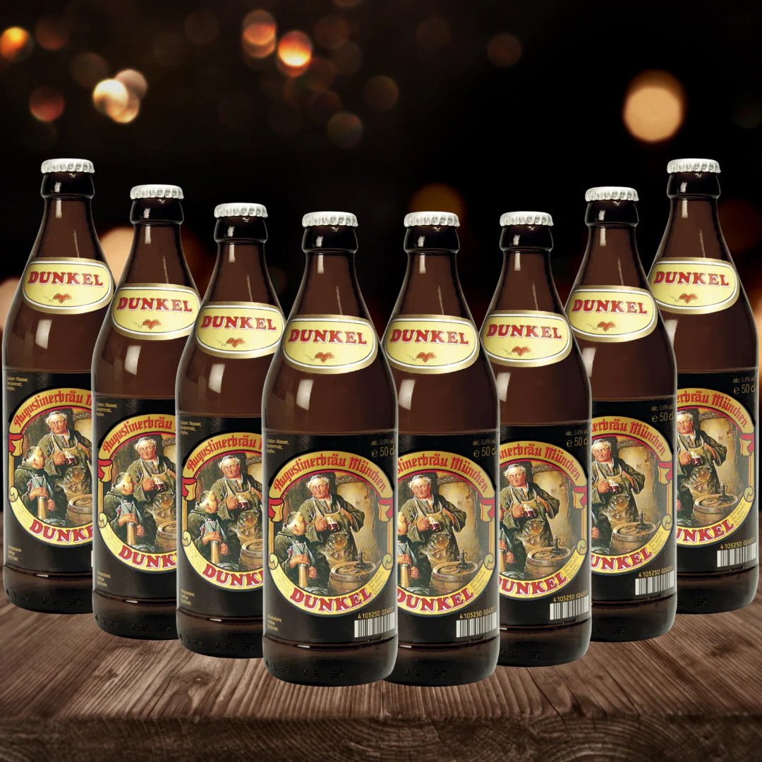 Augustiner German Dunkel 500ml Bottles - 5.6% ABV (Multipack) - Image 5