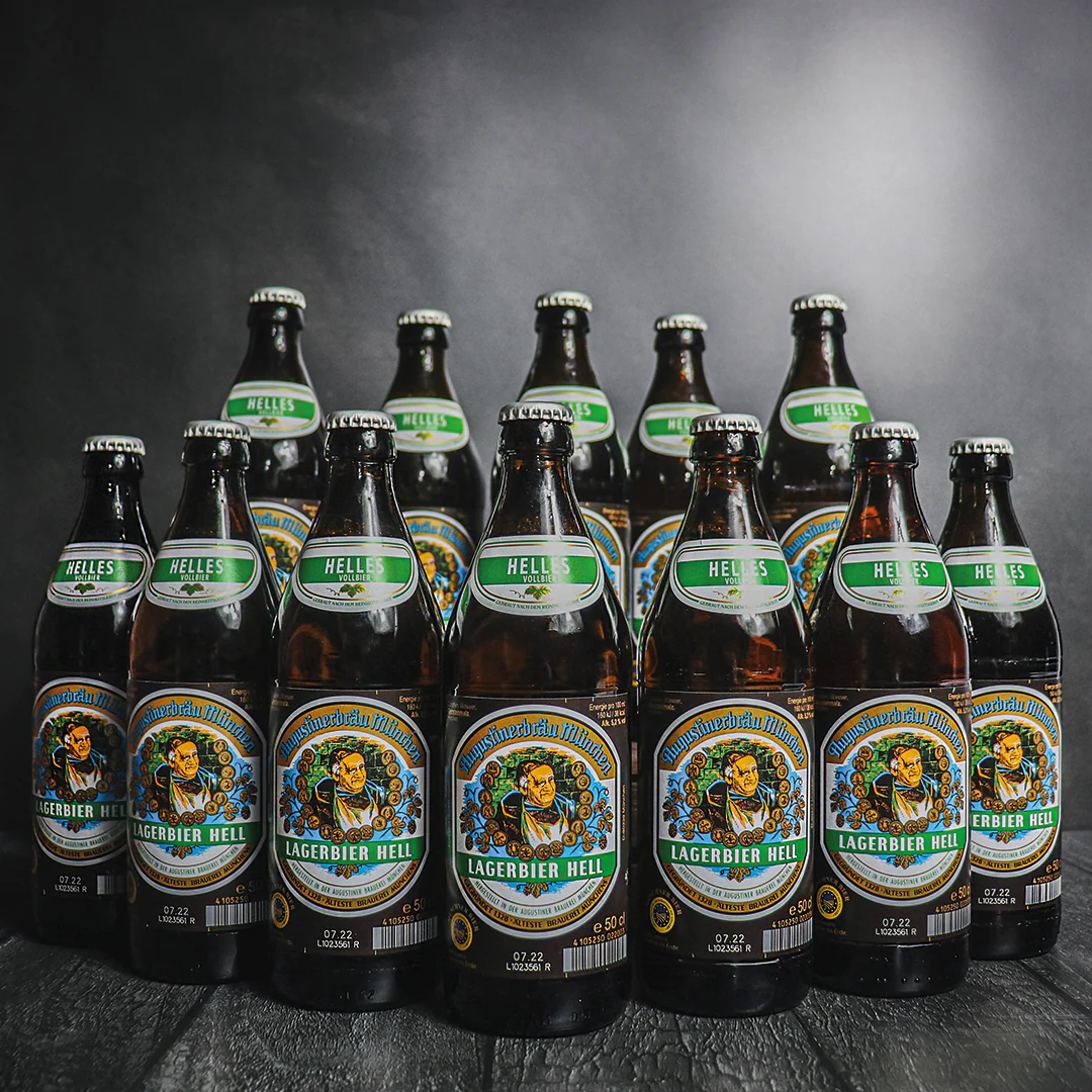 Augustiner Helles German Lager 500ml Bottles - 5.2% ABV (Multipack) - Image 5