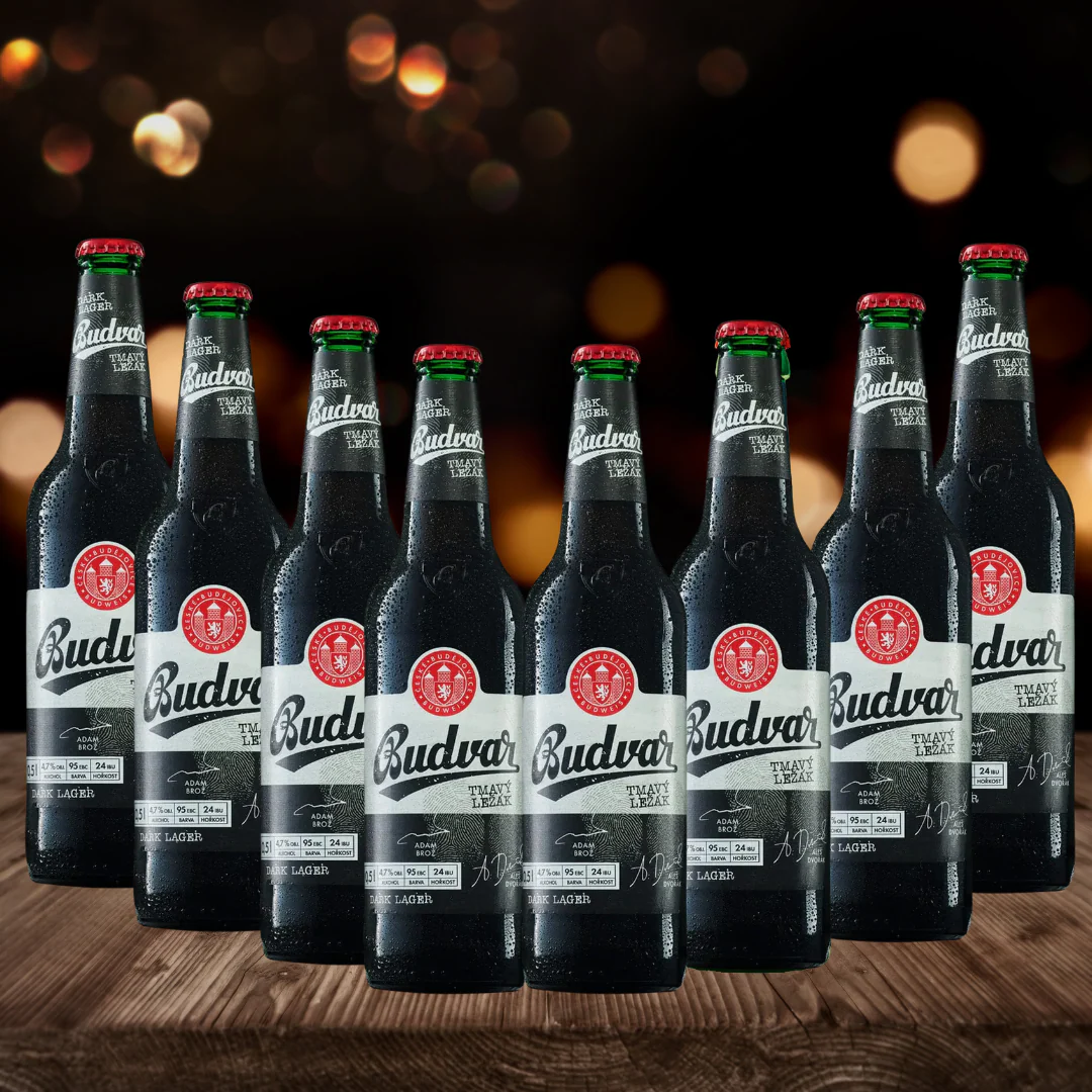 Budweiser Budvar Tmavy Dark Czech Lager 500ml Bottles - 4.7% ABV (MultiPack) - Image 5