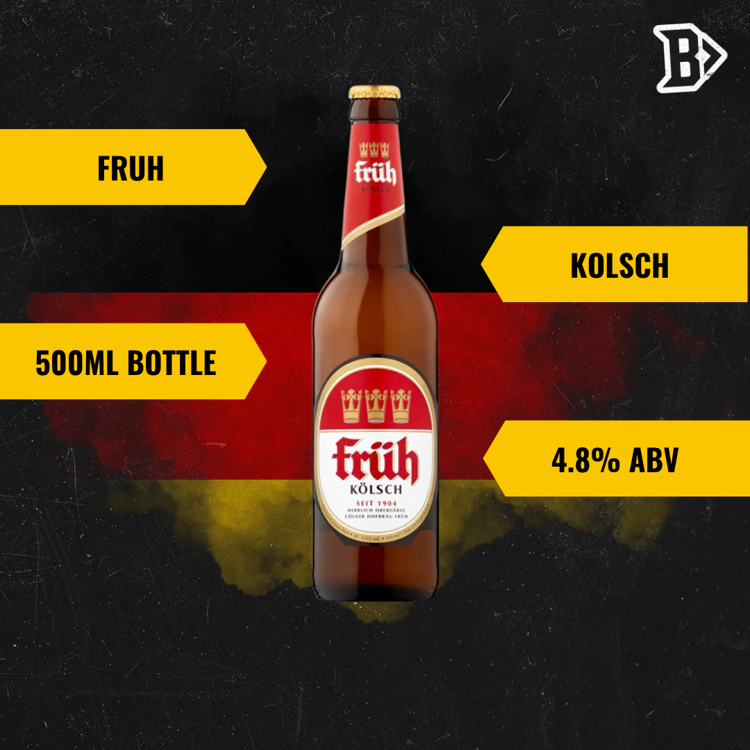Früh Kölsch German Lager 500ml Bottles - 4.8% ABV (Multipack) - Image 3