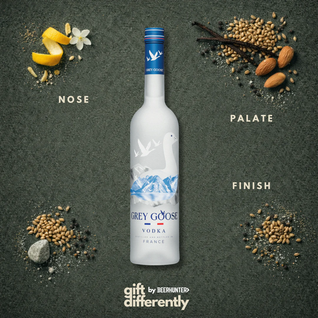 Personalised Grey Goose Vodka Gift Set with Lemonade & Rocks Glass (70cl) - Image 3