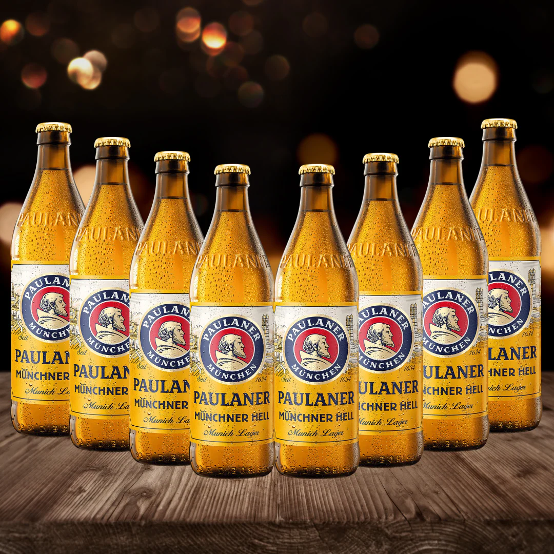 Paulaner Munchner Hell Premium German Lager 500ml Bottles (Multipack) - 4.9% ABV - Image 4